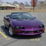 1995 to 1996 Dark Purple Camaro (purple car picture)